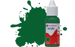 Humbrol 120 14ml Acrylic Matt Light Green Dropper Bottle