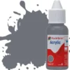 Humbrol 145 14ml Acrylic Matt Medium Grey Dropper Bottle