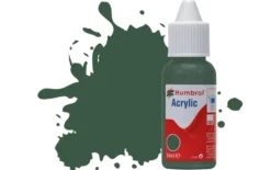 Humbrol 116 14ml Acrylic Matt US Dark Green Paint Dropper Bottle