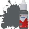 Humbrol 125 14ml Acrylic Matt US Dark Grey Paint Dropper Bottle
