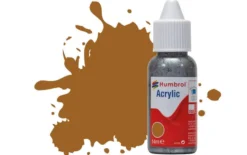 Humbrol 12 14ml Acrylic Metallic Copper Paint Dropper Bottle