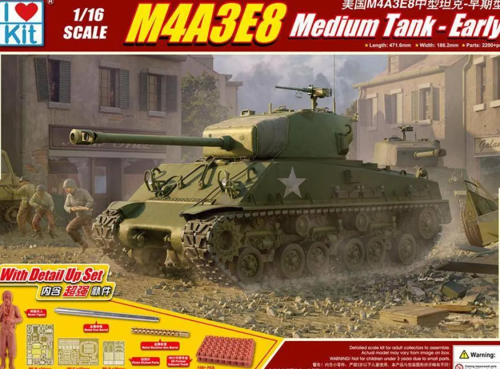 I Love Kit 1/16 M4A3E8 Sherman Easy Eight Early Production
