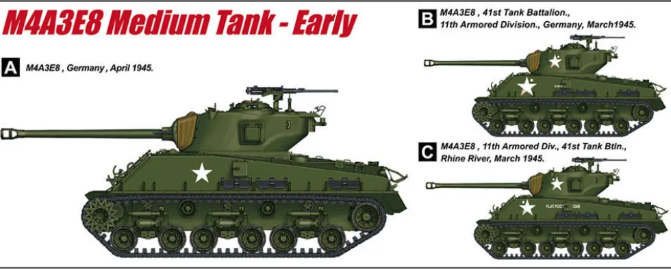 I Love Kit 1/16 M4A3E8 Sherman Easy Eight Early Production