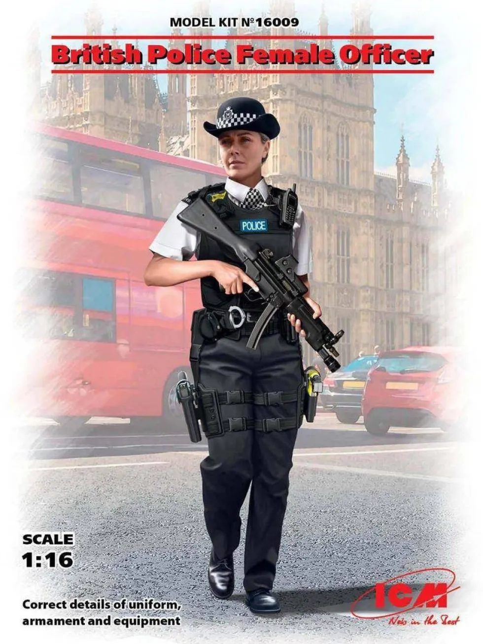 ICM 1/16 British Police Female Officer