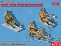 ICM 1/32 WWII Allied Pilots In The Cockpit