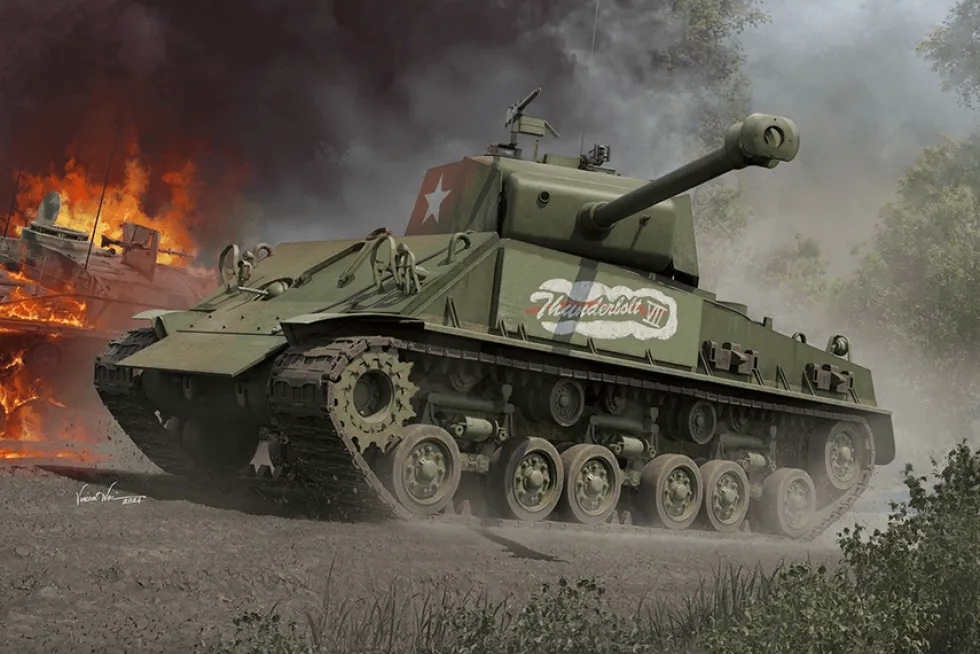I Love Kit 1/16 M4A1E8 Sherman Easy Eight (Thunderbolt VII)