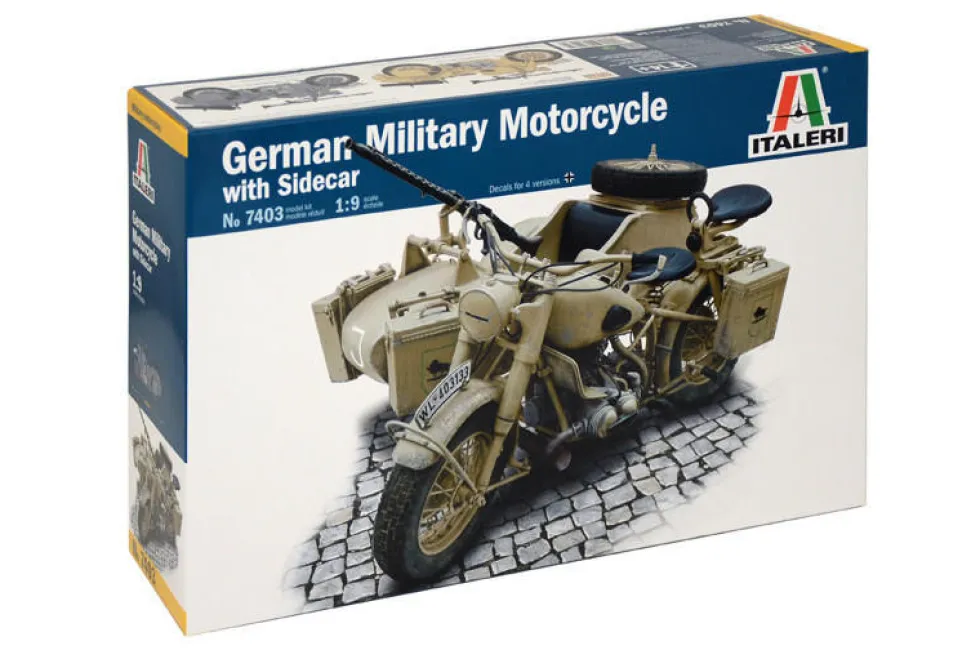 Italeri 1/9 BMW R75 with Sidecar