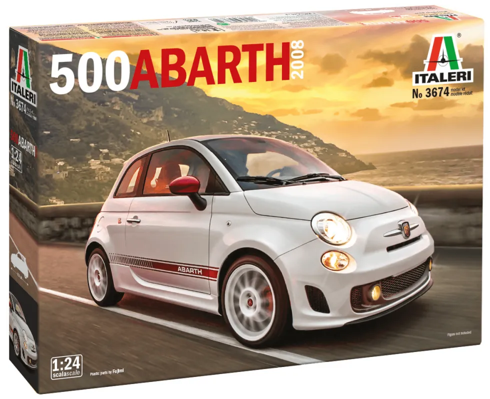Italeri 1/24 Fiat 500 Abarth 2008