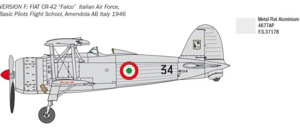 Italeri 1/48 Fiat CR.42 Battle of Britain 80th Anniversary