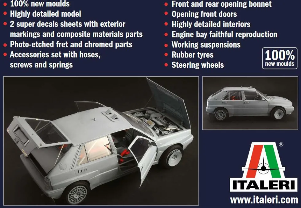 Italeri 1/12 Lancia Delta HF Intergrale