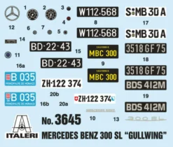 Italeri 1/24 Mercedes 300SL Gullwing