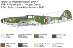 Italeri 1/48 Messerschmitt Bf 109K-4