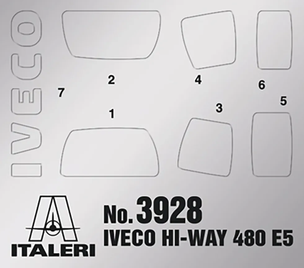 Italeri 1/24 Iveco Hi-Way 480 E5 Low Roof