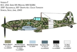 Italeri 1/32 Macchi MC.202 Folgore Model Kit