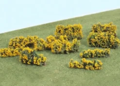 K+M Model Gorse Bushes Assorted Pack Of 12