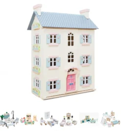 Le Toy Van Cherry Tree Hall Dolls House Bargain Bundle