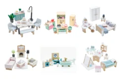 Le Toy Van Daisylane Dolls House Furniture Set of 6