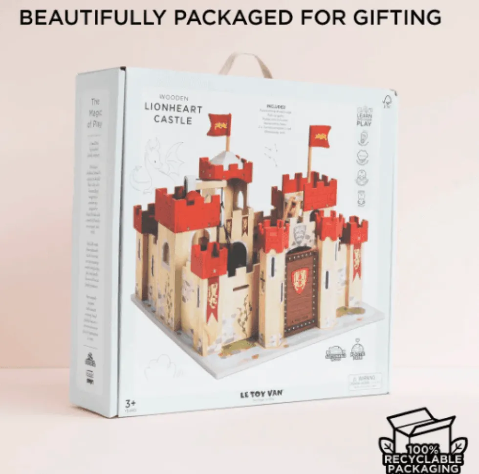 Le Toy Van Lion Heart Wooden Toy Castle