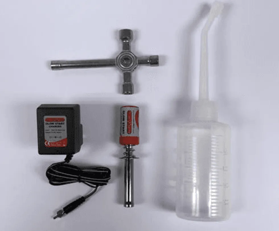 Logic RC Fusion Nitro Starter Set (UK Plug) with 1800mAh Glow Starter
