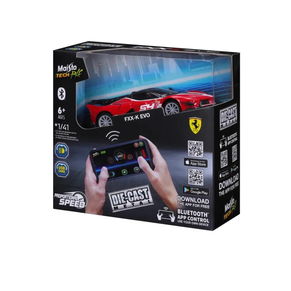 Maisto Bluetooth Diecast Ferrari FXX-K Evo Radio Controlled Car