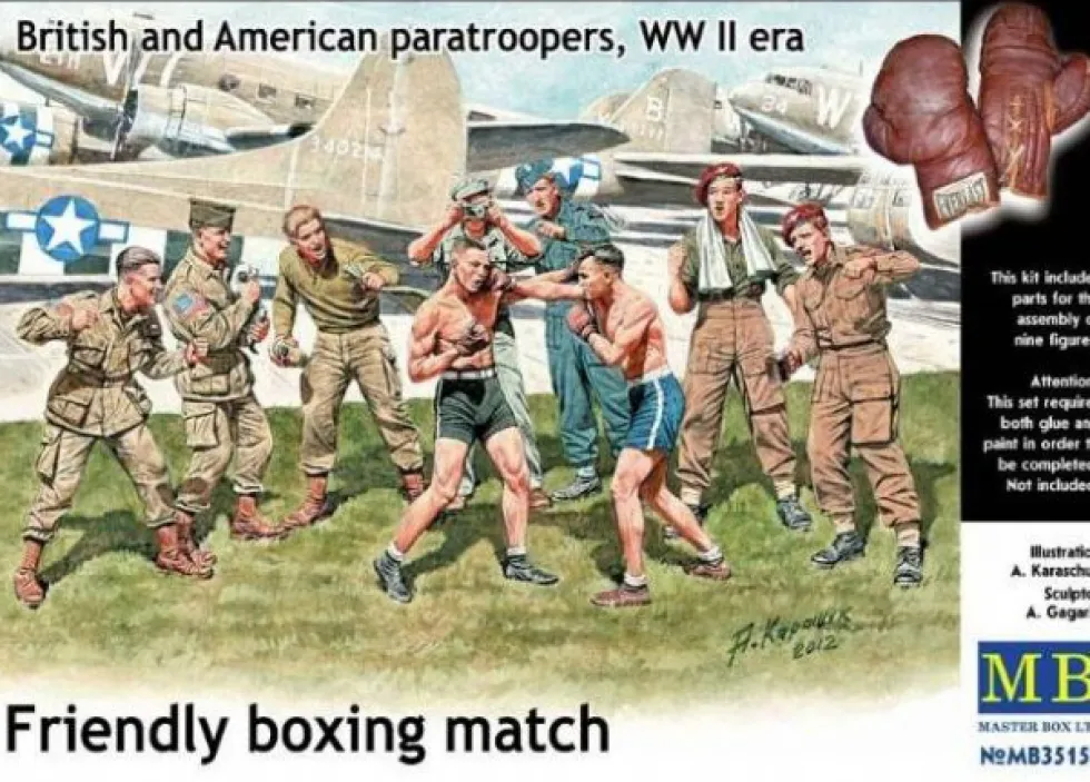 Master Box 1/35 WWII Friendly Boxing Match