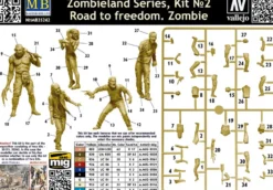 Master Box 1/35 Zombieland Kit 2 - Road to Freedom Zombies