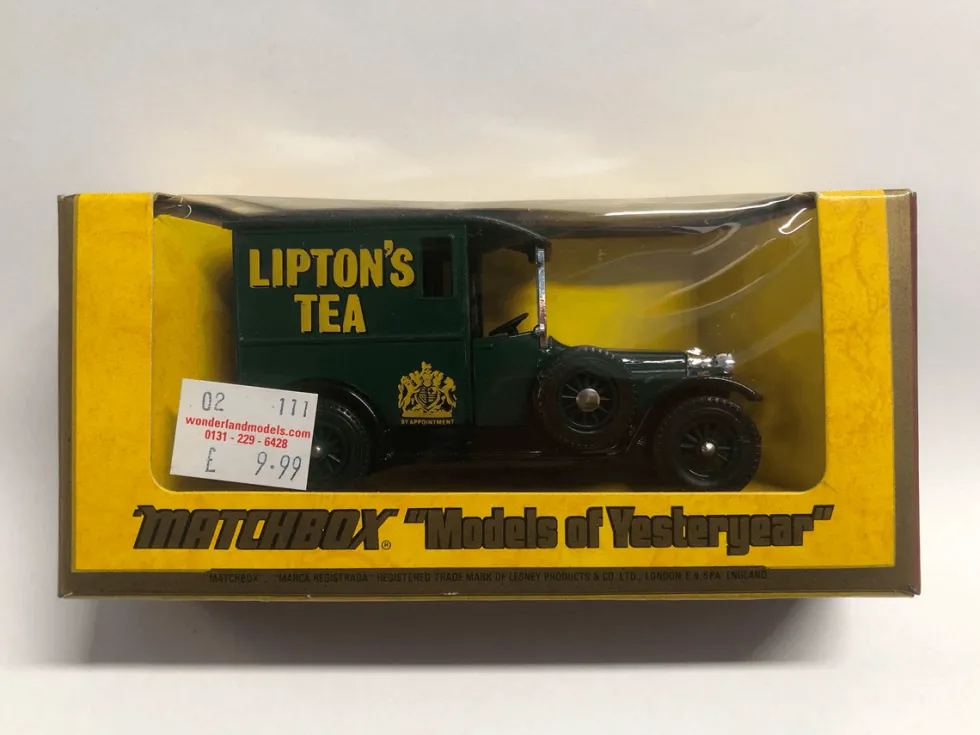 Matchbox Models of Yesteryear 1/47 1927 Talbot Lipton's Tea Delivery Van (Y-5) Diecast Model
