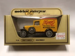 Matchbox Models of Yesteryear 1/40 1930 Ford Model A Maggi's Delivery Van (Y-22) Diecast Model