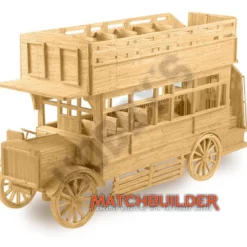Matchbuilder Bus Matchstick Model