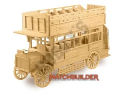 Matchbuilder Bus Matchstick Model