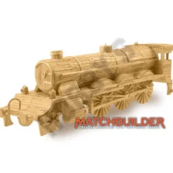Matchbuilder Locomotive Matchstick Model