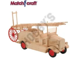 Matchcraft Fire Engine with Ladder Matchstick Model
