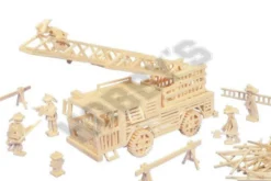Matchitecture Fire Engine Matchstick Model