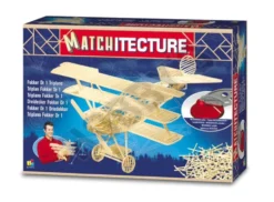 Matchitecture Fokker DR1 Matchstick Model
