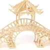 Matchitecture Japanese Bridge Matchstick Model