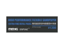 Meng Models Flexible Sand Paper 1200 Grit Refill (x6)