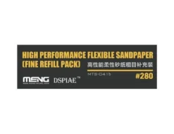 Meng Models Flexible Sand Paper 280 Grit Refill (x6)