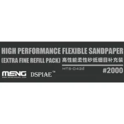 Meng Models Flexible Sand Paper 2000 Grit Refill (x6)