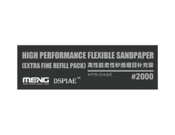 Meng Models Flexible Sand Paper 2000 Grit Refill (x6)
