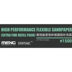 Meng Models Flexible Sand Paper 1500 Grit Refill (x6)