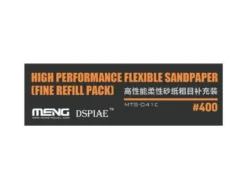 Meng Models Flexible Sand Paper 400 Grit Refill (x6)