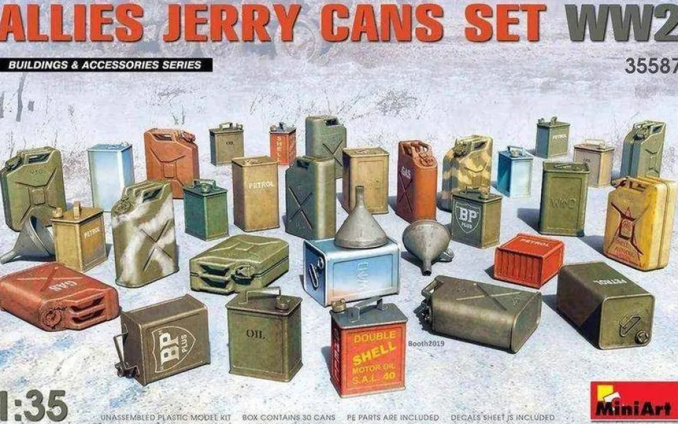 MiniArt 1/35 Allies Jerry Cans Set WWII Model Kit