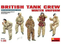 MiniArt 1/35 British Tank Crew Winter Uniform Model Figures