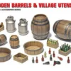 MiniArt 1/35 Wooden Barrels & Village Utensils