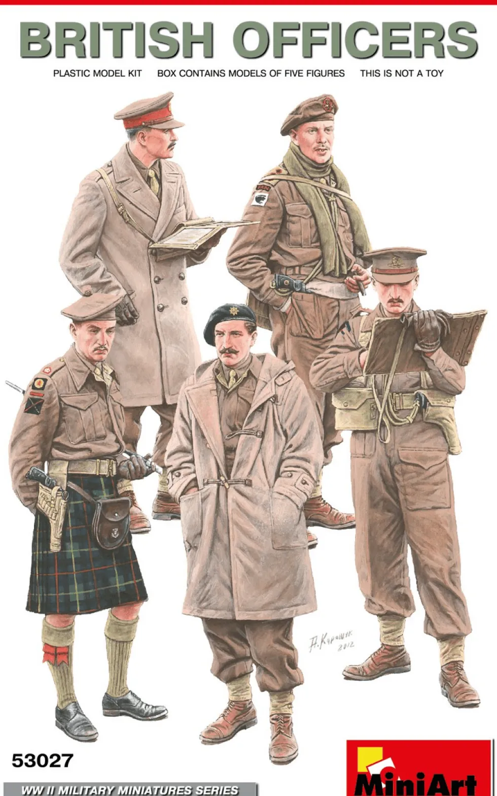 MiniArt 1/35 British Officers Special Edition