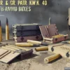 MiniArt 1/35 7.5 cm PzGr. & Gr. KwK 40 Shells with Ammo Boxes