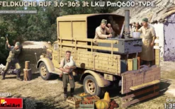 MiniArt 1/35 Feldkuche with 3.6-36S 3t LKW PmQ600-Type Truck
