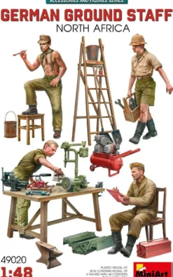 MiniArt 1/48 German Ground Staff North Africa