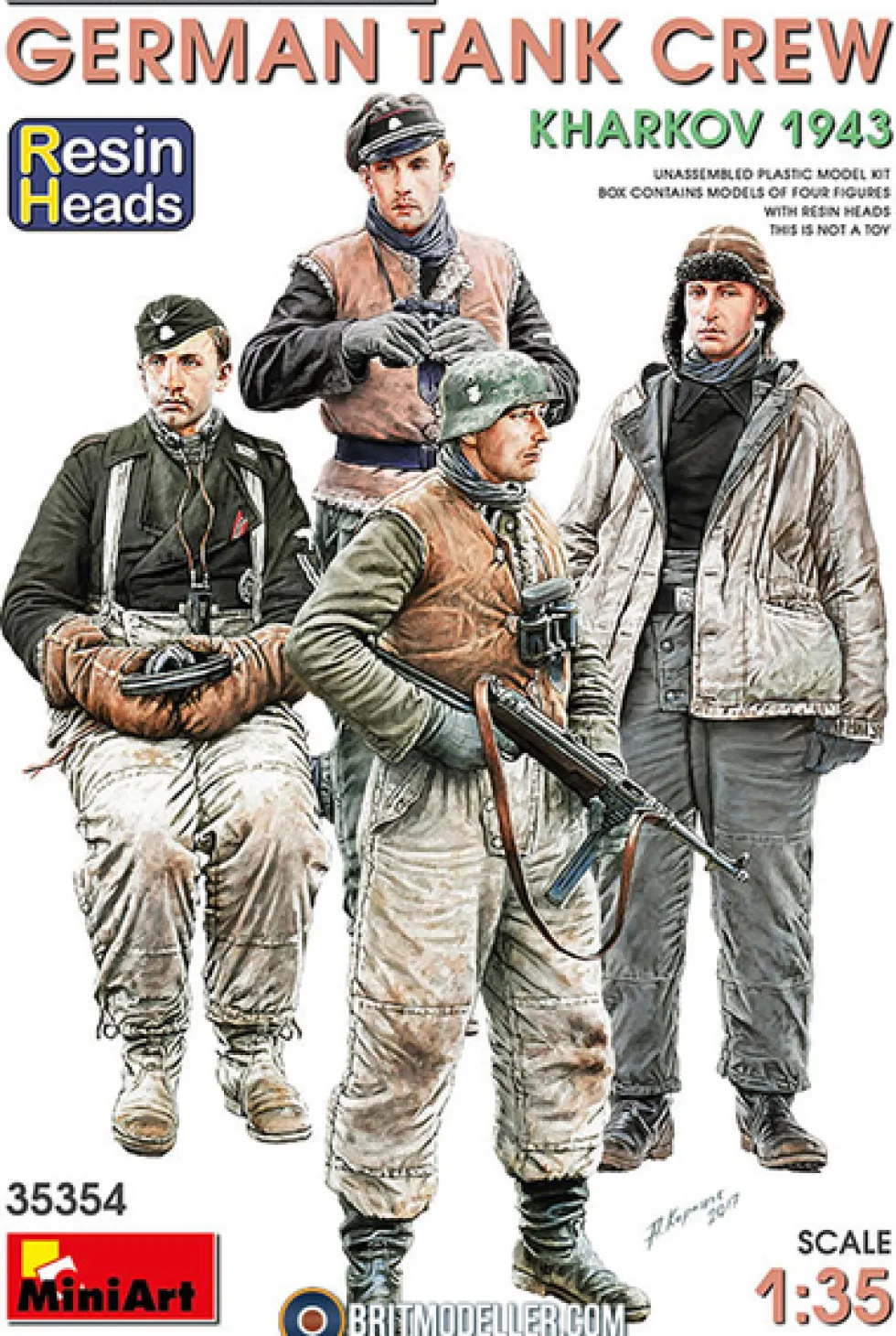 MiniArt 1/35 German Tank Crew Kharkov 1943