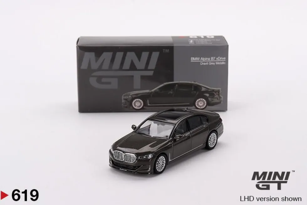 Mini GT 1/64 BMW Alpina B7 XDrive Dravit Grey Metallic
